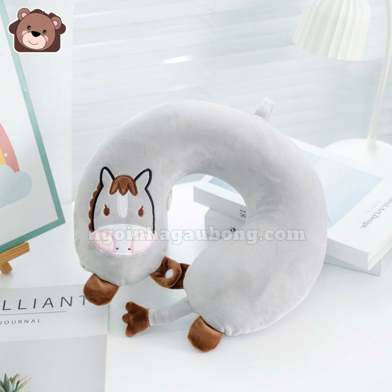 Gối Cổ Cao Su Đầu Ngựa