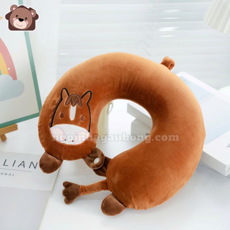 Gối Cổ Cao Su Đầu Ngựa