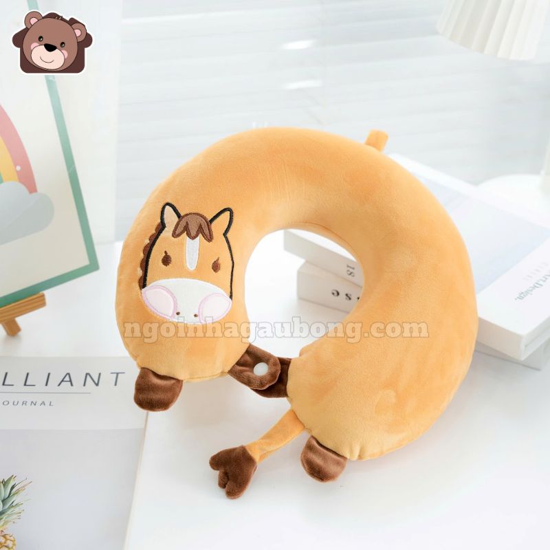 Gối Cổ Cao Su Đầu Ngựa