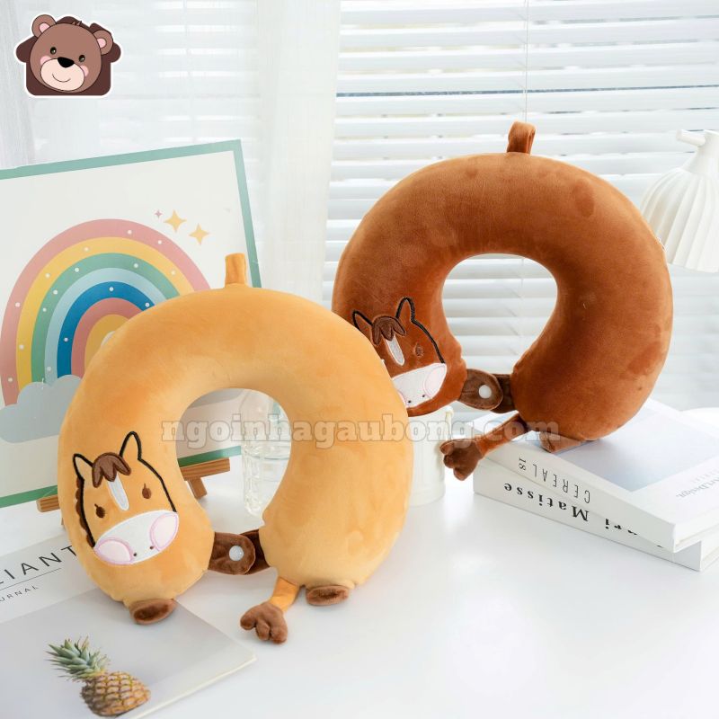 Gối Cổ Cao Su Đầu Ngựa