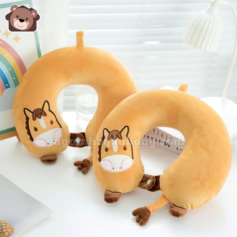 Gối Cổ Cao Su Đầu Ngựa