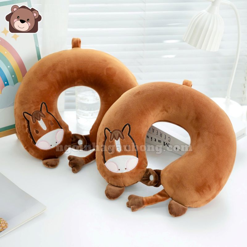 Gối Cổ Cao Su Đầu Ngựa